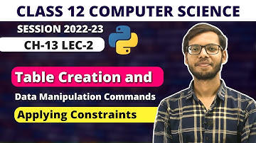 Applying Constraints |Chapter 13 Class 12 Computer Science| Class 12 Python | Vishal Kumar