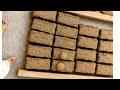New shapes making of white grainy #cement #sandmentcrushing #viral #cementart #asmr #vlog 