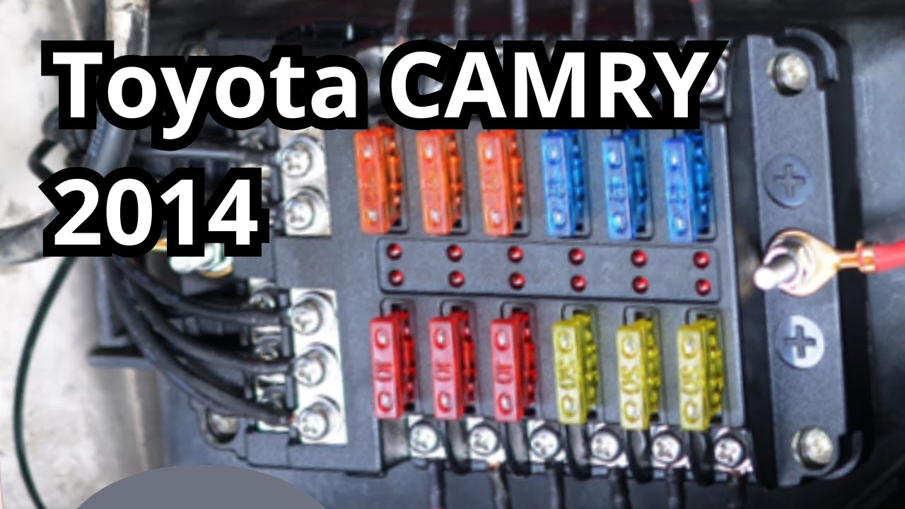 Fuse Box Diagram: Toyota CAMRY 2014. FuseFans
