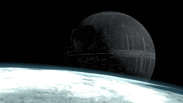 Death Star Exiting Hyperspace | Star Wars Blender Animation