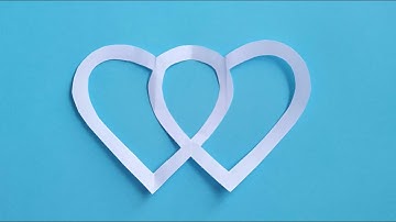 Cắt Trái Tim Đôi Lồng Nhau | Cut Double Heart