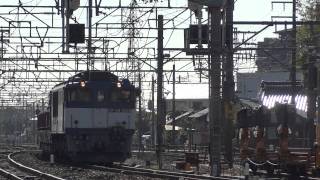 JR貨物 EF64-1025 専用貨物列車(臨8785レ 石灰石輸送 赤ホキ) 清洲－稲沢