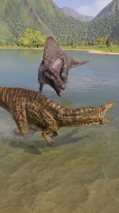 River Kings Collide – Spinosaurus vs Suchomimus! #jurassicworldevolution3
