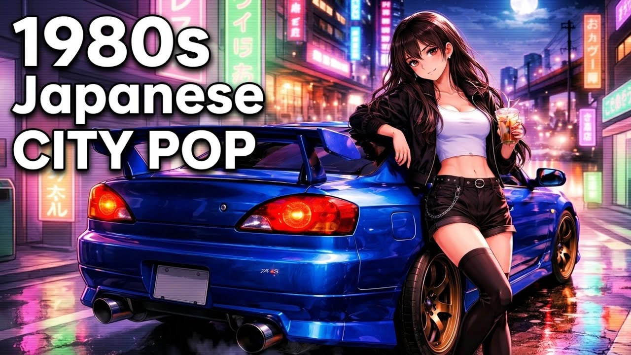 80s City Pop】Shimmering Neon Tears | Japanese Retro Night Drive
