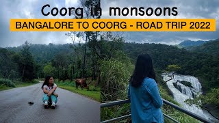 Bangalore to Coorg by Road | Coorg in monsoons | Long weekend trip from Bangalore| | Mallali Falls |