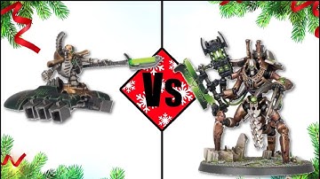 11th - Lokhust Lord Vs Skorpekh Lord - Necrons Countdown to Xmas - Warhammer 40k