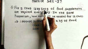 Practice set 37 Class 7 Direct proportion and inverse proportion