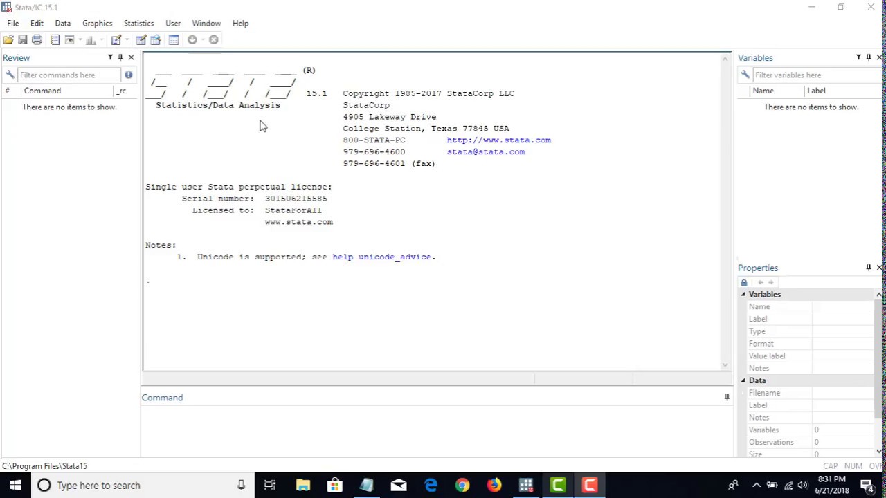 stata 13 serial