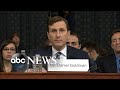 Director of Investigations delivers opening statement at impeachment hearing | ABC News