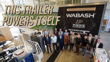 This trailer powers itself