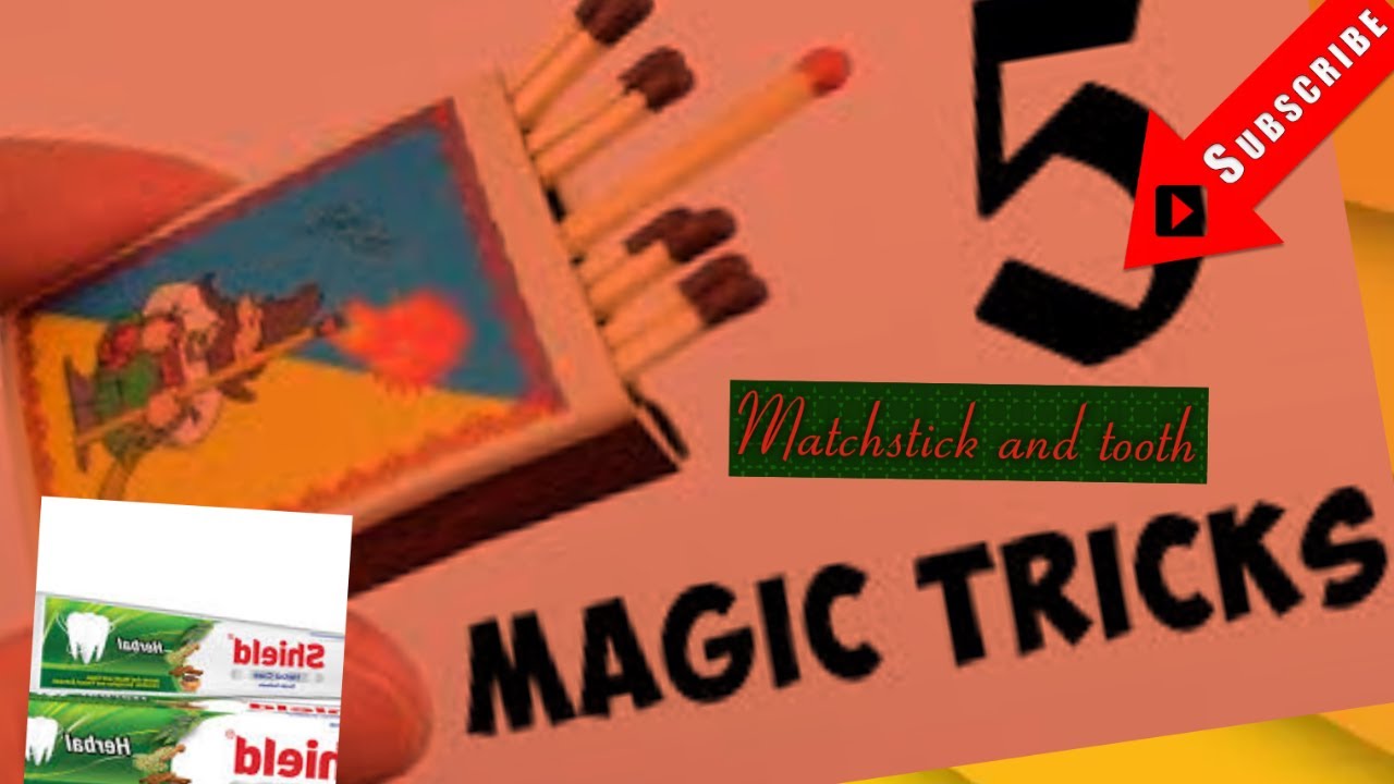 Science experiments and project/ matchstick magic 