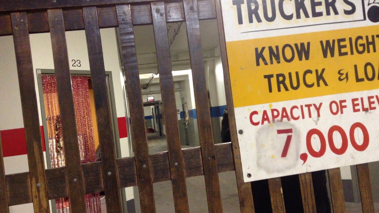 AMAZING Vintage Freight Elevator at and Old Warehouse Eau Clair WI - AMAZING Vintage Freight Elevator at and Old Warehouse Eau Clair WI