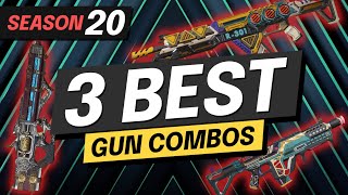 3 BEST GUN COMBOS for SEASON 20  NEW Weapon Loadouts MUST ABUSE  Apex Legends Guide