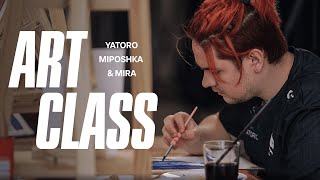 TEAM SPIRIT ART CLASS: YATORO, MIRA, MIPOSHKA