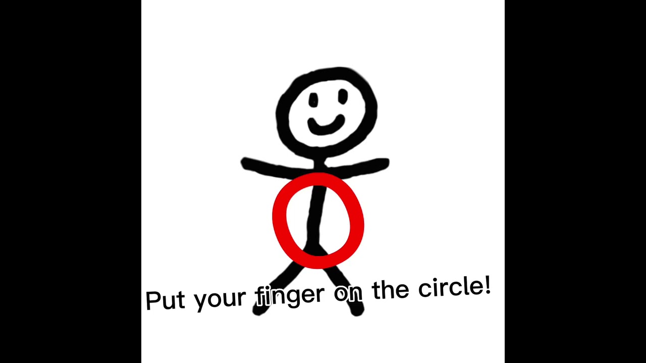 Put Your Finger On The Circle Shorts