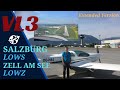 VL3 Evolution JMB Aircraft : flight to Salzburg, the Austrian Alps & Zell Am See (extended version)