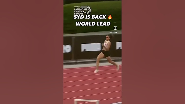 📣 WORLD LEAD by Sydney McLaughlin-Levrone, 52.70 in her first 400mH race since 2022! #trackandfield