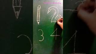 Easy Number Drawinglearneasynumberdrawingtrendingnewartviralshortsfypyoutubeshorts