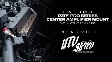 How to Install: RZR® Pro Series Center Amplifier Mount