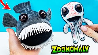 Plush ► Friendly Frog and Monster Fish from the game Zoonomaly! *How To Make* | Cool Crafts