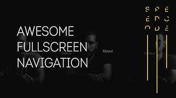 Awesome Fullscreen Navigation