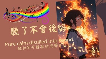 (好聽LOFI)Pure calm distilled into sound.純粹的平靜凝結成聲音。