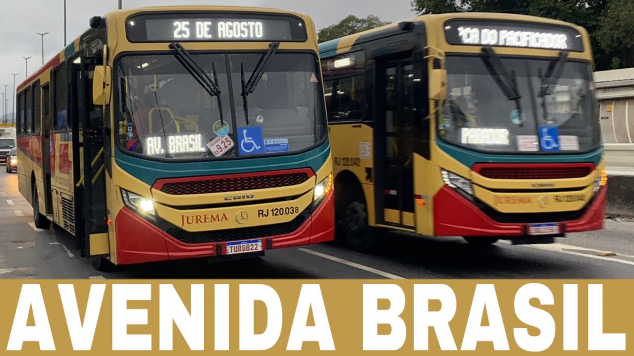 Avenida Brasil ( Maré ) - RJ - Movimentação de ônibus #67