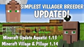 Simple Villager Breeder Farm: How to make a Villager Breeder in Minecraft (2019) with Avomance