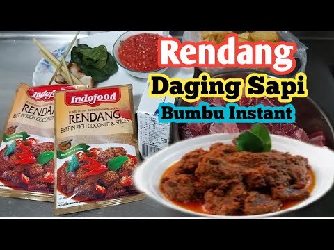 Kreasi Masakan Rendang Daging Sapi Bumbu Instant Lezat Yang Menggugah Selera