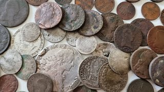 Моя небольшая коллекция старинных монет.