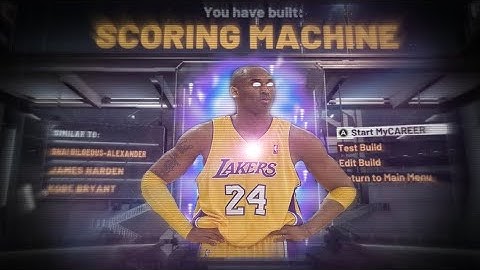 NBA 2K20 PRIME KOBE BRYANT BUILD!! SCORING MACHINE!!!
