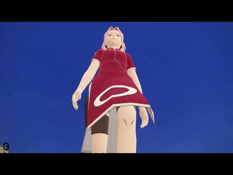 Sakura's Stroll  [Giantess MMD]