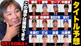 【タイトル予想】12部門のタイトルを未だ獲得したことがない選手で予想してみた‼︎【セ•リーグ編】