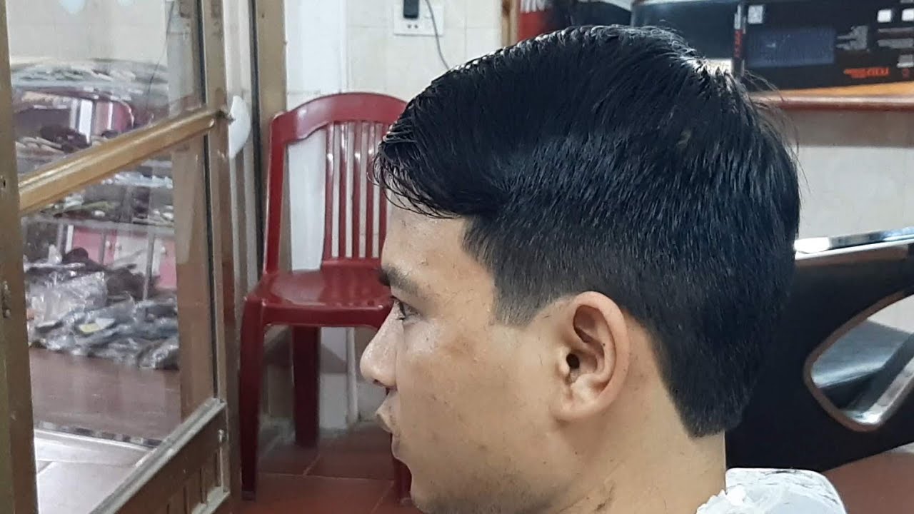 Kiểu Tóc cổ điển Chân Phương truyền Thống Side Part Cổ Điển Classic  Haircut  Long BarberShop  YouTube