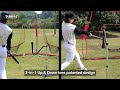 Playaput pro inverted hitting tee for baseballsoftball with easy adjust height