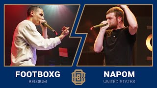 Beatbox World Championship 🇧🇪 FootboxG vs NaPom 🇺🇸 Semi-Final