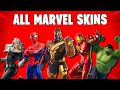 ALL Marvel Skins in Fortnite Showcase! (2019-2025)