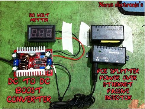 DC-DC 400W 15A module Step-up Boost Converter + poe injector 