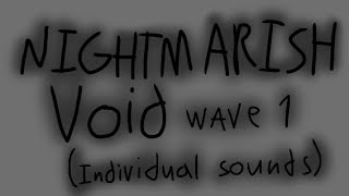 Nightmarish Void Wave 1 (individuals) | My Singing Monsters Ft. @yep_hes_here_run