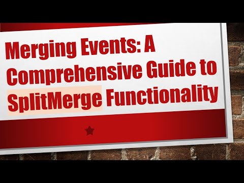 Merging Events: A