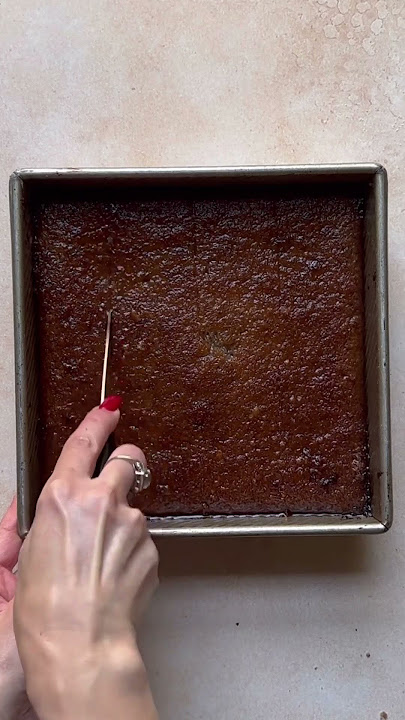 Basbousa a Soaked Middle Eastern Orange Blossom Cake #cake #dessert #recipe