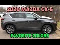 Mazda CX-5 colors.  Which is your favorite?