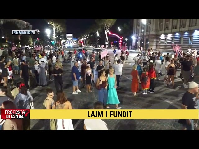 “Nesër më shumë!”/ Mbyllet protesta e 104-të kundër qeverisë, të shtunën diaspora në shesh