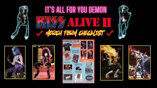 It's Inventory Time With The KISS ALIVE II Merch Form! (Plus A Huge Thank You!)