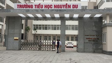Lắp đặt cổng xếp inox cho trường tiểu học Nguyễn Du, Trung Văn