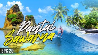 Touring Pantai Selatan Pulau Jawa (Pantai Sawarna) : Pantai Ciantir / Pasir Putih, Tanjung Layar