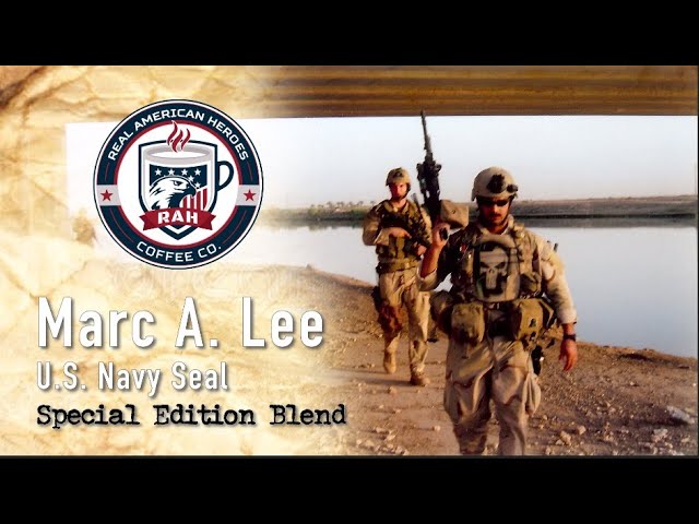 Real American Heroes Coffee Features Navy Seal Marc Lee & AMW Foundation -  Special Edition Blend - YouTube