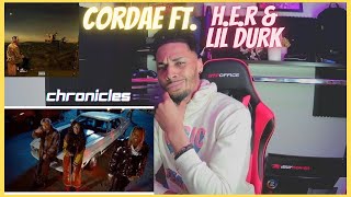 Cordae - Chronicles (feat. H.E.R. and Lil Durk) [Official Music Video] REACTION