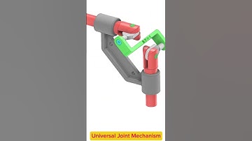 Universal Joint Mechanism #design #machine #solidwork #mechanical #cad