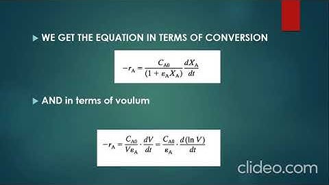 Varying Volume Batch Reactor